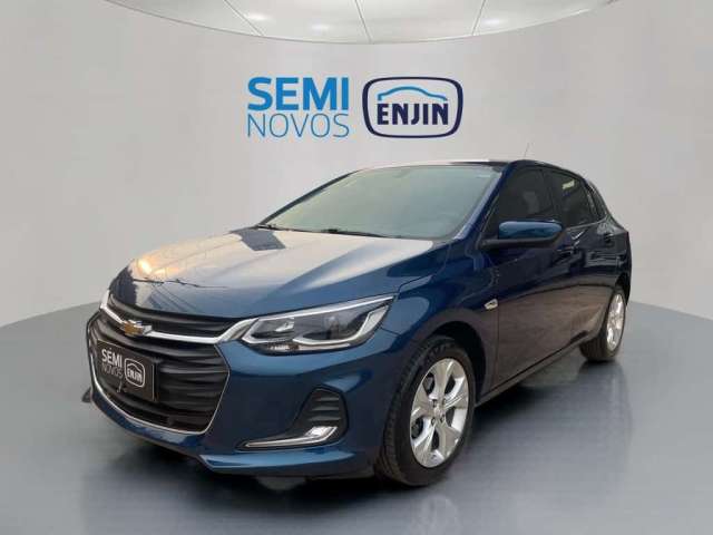 Chevrolet Onix HATCH PREM. 1.0 12V TB Flex 5p Aut. - Azul - 2020/2020