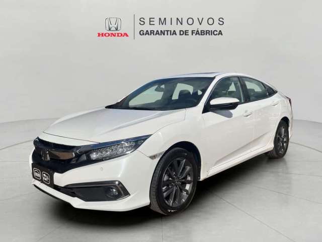 Honda Civic Sedan TOURING 1.5 Turbo 16V Aut.4p  - Branca - 2019/2020