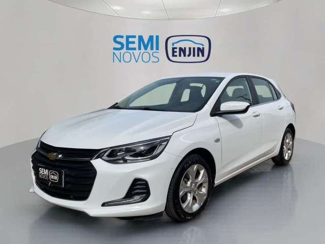 Chevrolet Onix HATCH PREM. 1.0 12V TB Flex 5p Aut.  - Branca - 2020/2020