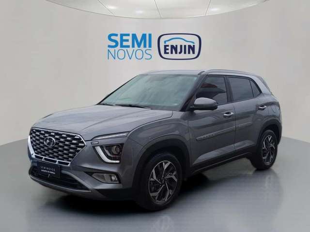 Hyundai Creta Platinum 1.0 TB 12V Flex Aut. - Cinza - 2023/2024