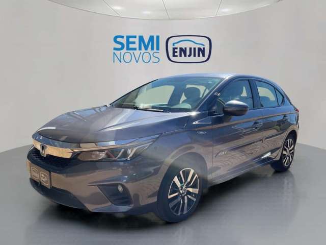 Honda City Hatchback EXL 1.5 Flex 16V Aut.  - Cinza - 2022/2022