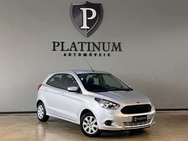 Ford KA 1.0 SE/SE Plus TiVCT Flex 5p  - Prata - 2017/2018