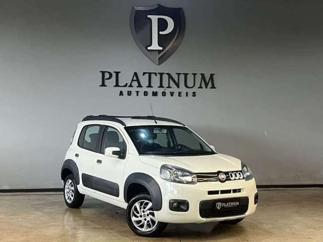 Fiat Uno WAY 1.0 EVO Fire Flex 8V 5p  - Branca - 2014/2015