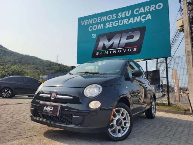 Fiat 500 Cult 1.4 Flex 8V EVO Mec.  - Preta - 2011/2012