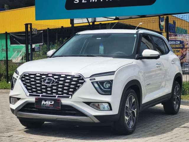 Hyundai Creta Platinum 1.0 TB 12V Flex Aut.  - Branca - 2023/2024