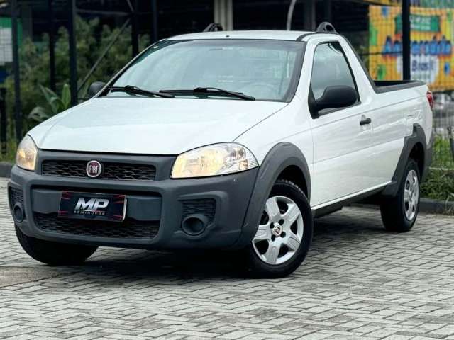 Fiat Strada Working HARD 1.4 Fire Flex 8V CS  - Branca - 2018/2018