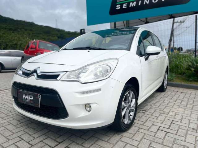 Citroën C3 Tendance 1.5 Flex 8V 5p Mec.  - Branca - 2013/2014