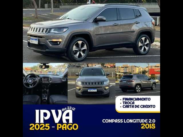 Jeep Compass LONGITUDE F - Cinza - 2017/2018