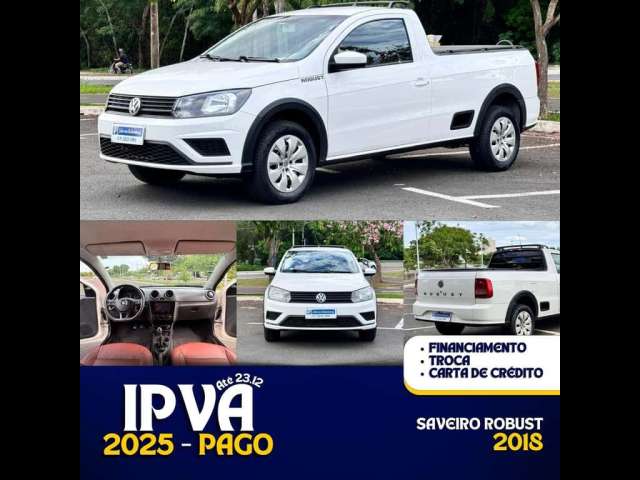 Volkswagen Saveiro W/NOVA  RB MBVS - Branca - 2018/2018