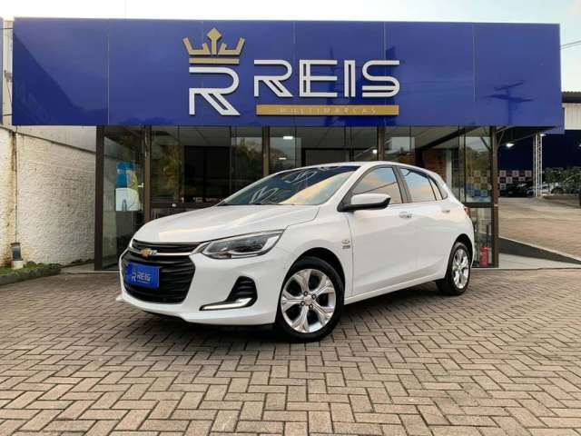 Chevrolet Onix HATCH PREM. 1.0 12V TB Flex 5p Aut.  - Branca - 2020/2020