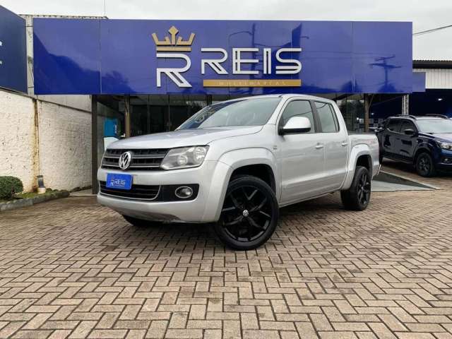 Volkswagen Amarok High.CD 2.0 16V TDI 4x4 Dies. Aut - Prata - 2013/2013