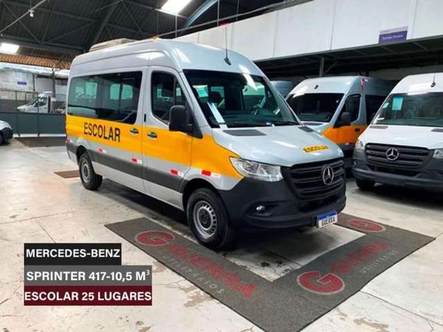 MERCEDES-BENZ SPRINTER 417 LONGA TETO ALTO 10,5 M³ ESCOLAR 25 LUGARES 2024