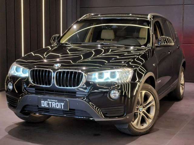 BMW X3 XDRIVE 20i 2.0 - Preta - 2016/2017