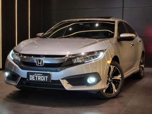 Honda Civic TOURING  - Prata - 2016/2017