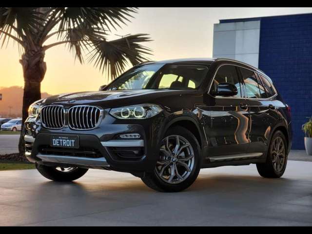 BMW X3 BMW - X3 2.0 16V GASOLINA X LINE XDRIVE20I STEPTRONIC  - Cinza - 2018/2019