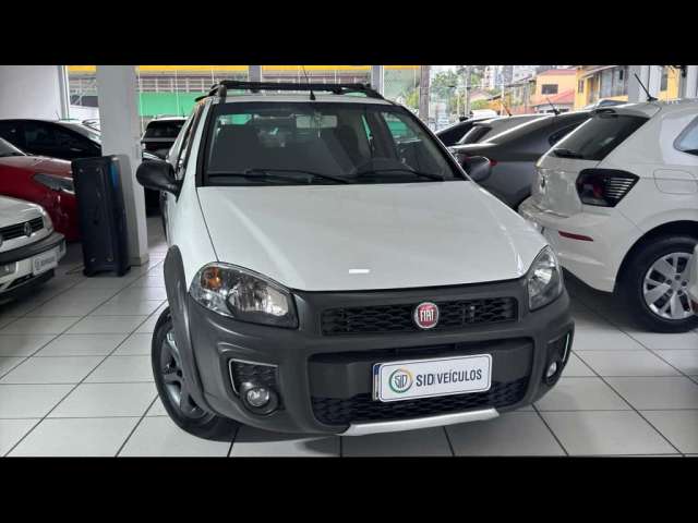 Fiat Strada Working HARD 1.4 Fire Flex 8V CD  - Branca - 2015/2016