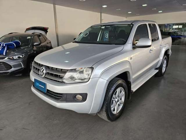 Volkswagen Amarok Trendline CD 2.0 16V TDI 4x4 Dies  - Prata - 2012/2013