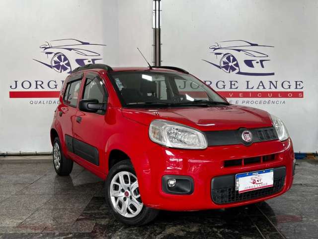 Fiat Uno ATTRACTIVE 1.0 Fire Flex 8V 5p  - Vermelha - 2016/2016