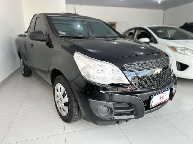 Chevrolet Montana LS 1.4 ECONOFLEX 8V 2p  - Preta - 2016/2017