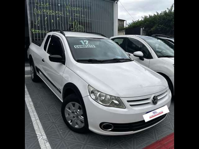 Volkswagen Saveiro Trendline 1.6 T.Flex 8V CE  - Branca - 2011/2012