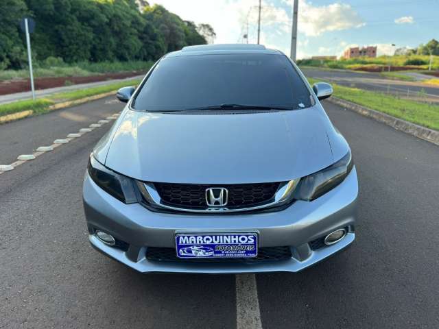 Civic 2014 EXR 2.0 automático completo + Teto veículo impecável