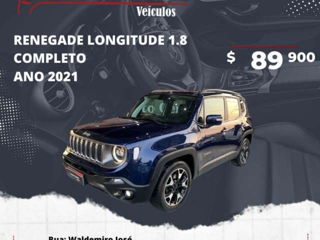 JEEP RENEGADE LONGITUDE 1.8                     ANO 2021 