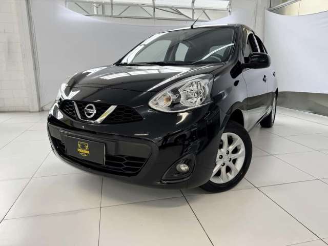 Nissan March 1.6 SV 16V 4P MANUAL - Preta - 2019/2020