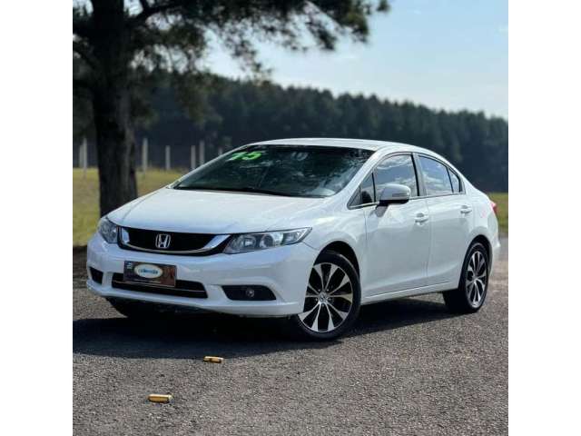 Honda Civic LXR - Branca - 2014/2015