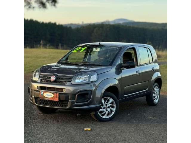 Fiat Uno ATTRACTIVE 1.0 - Cinza - 2020/2021