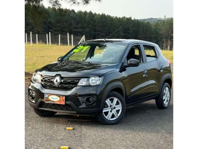 Renault Kwid Zen 1.0 Flex 12V 5p Mec.  - Preta - 2020/2021