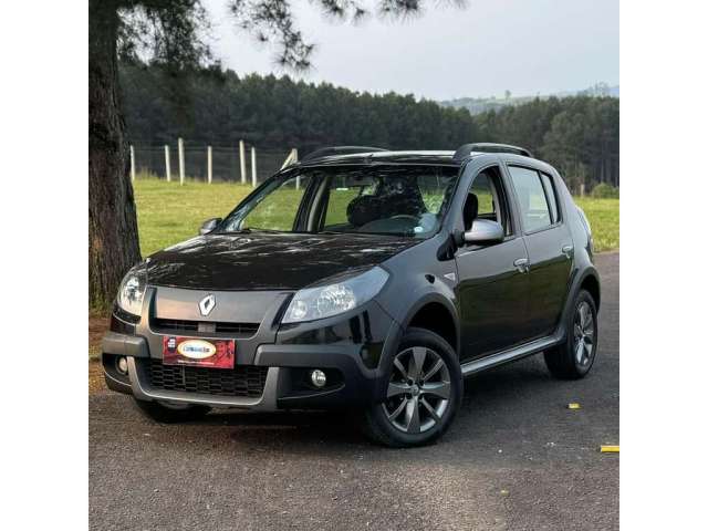 Renault Sandero STEPWAY - Preta - 2012/2013