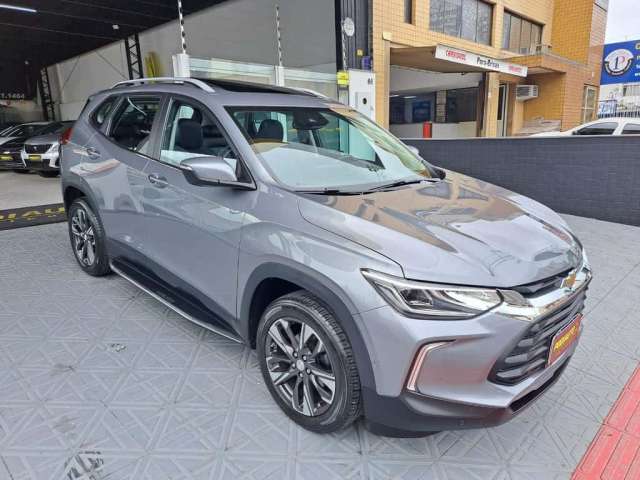 Chevrolet Tracker Premier 1.2 Turbo Flex TETO SOLAR  - Cinza - 2020/2021