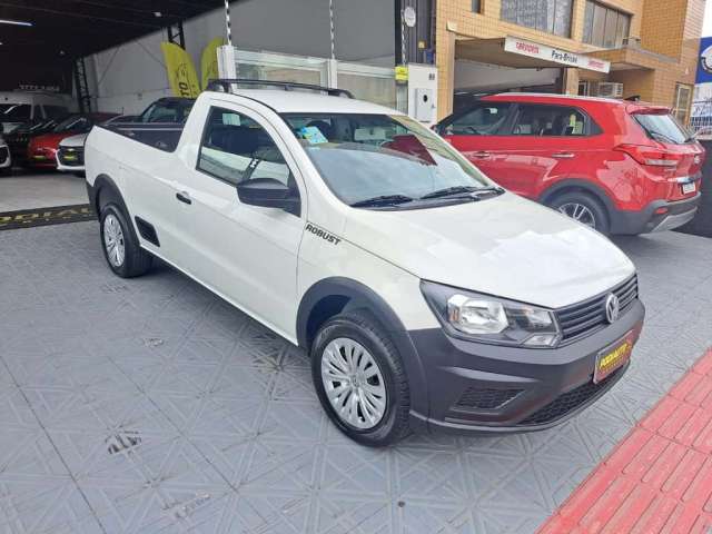 Volkswagen Saveiro ROBUST 1.6 FLEX UNICO DONO - Branca - 2019/2020