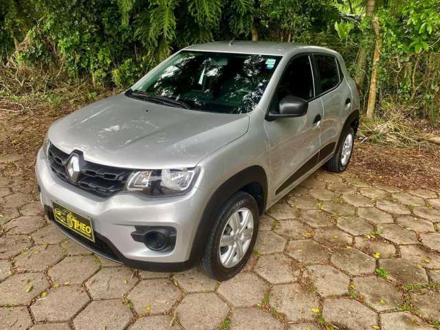 Renault Kwid Zen 1.0 Flex 12V 5p Mec.  - Prata - 2020/2021