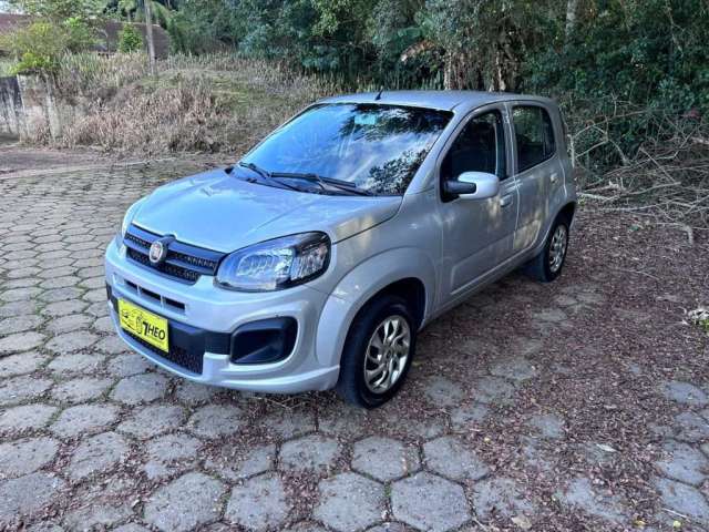 Fiat Uno ATTRACTIVE 1.0 - Prata - 2020/2021