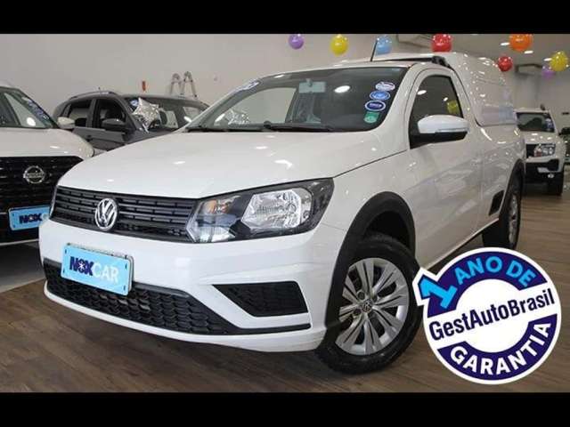 Volkswagen Saveiro Trendline 1.6 Capota de Fibra - Branca - 2019/2020