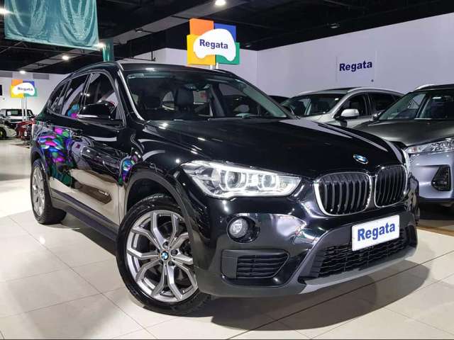 BMW X1 S20I ACTIVEFLEX - Preta - 2017/2017