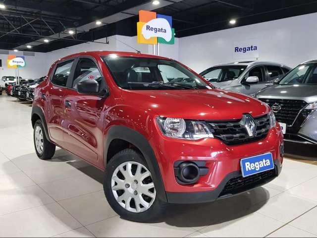 Renault Kwid Life 1.0 Flex 12V 5p Mec.  - Vermelha - 2017/2018