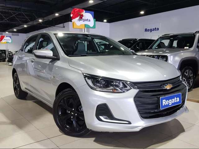 Chevrolet Onix HATCH PREM. 1.0 12V TB Flex 5p Aut.  - Prata - 2021/2022