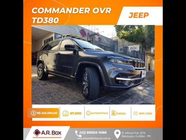 JEEP COMMANDER OVR TD380 2022 CINZA