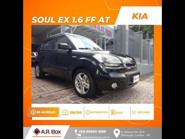 KIA SOUL EX 1.6 FF AT 2012 PRETO