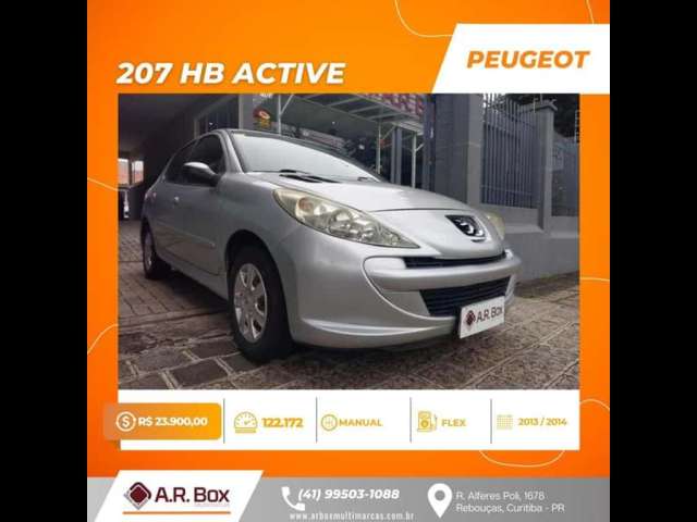 PEUGEOT 207 HB ACTIVE 2014 PRATA COMPLETO