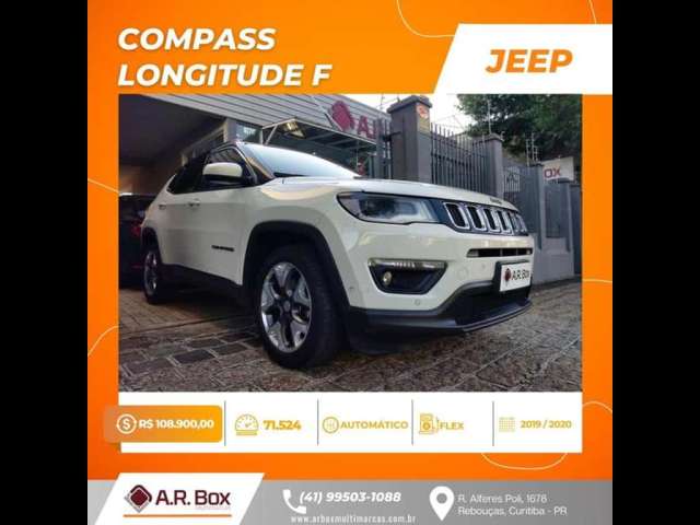 JEEP COMPASS LONGITUDE F 2020 BRANCO