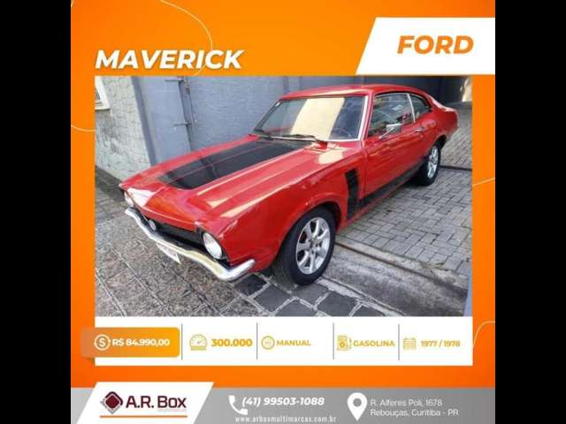 FORD MAVERICK 1978 4 CIL VERMELHO