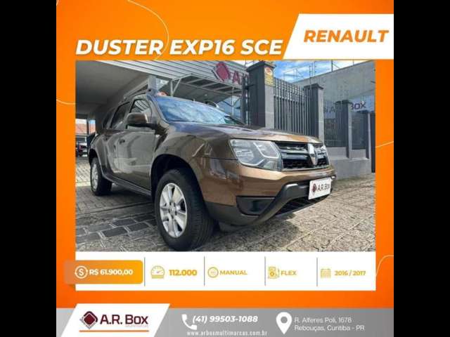 RENAULT DUSTER EXP16 SCE 2017 MARROM