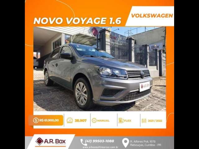 VOLKSWAGEN NOVO VOYAGE 1.6 2022 CINZA 