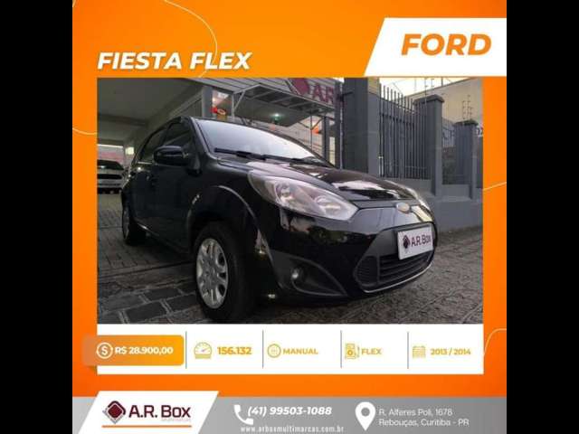 FORD FIESTA FLEX 2014 PRETO COMPLETO