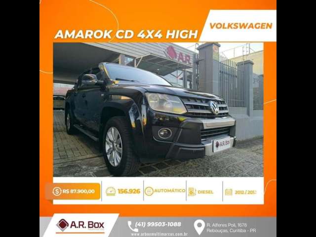 VOLKSWAGEN AMAROK CD 4X4 HIGH 2012 PRETA