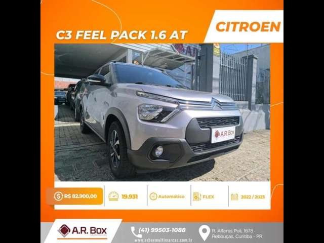 CITROEN C3 FEEL PACK 1.6 AT 2023 PRATA