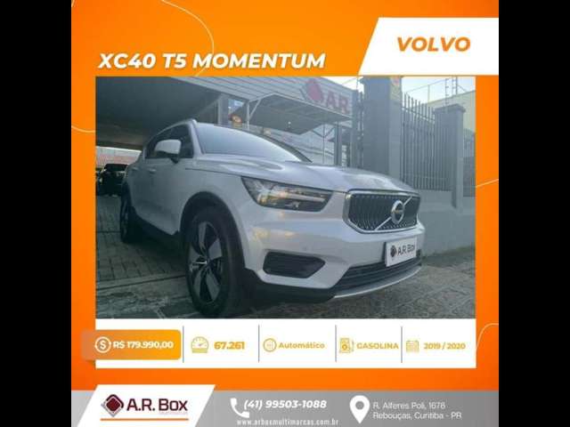 VOLVO XC40 T5 MOMENTUM 2020 PRATA